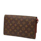 ルイ ヴィトン モノグラム ボルドー24 斜め掛け ショルダーバッグ M51798 ブラウン PVC レザー レディース LOUIS VUITTON 【中古】